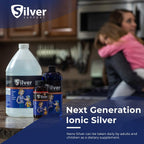 Nano Ionic Silver Technology - Liquid Immune Booster for Kids, Pets & Adults, Enhances Wellness - Next Generation Ionic Silver (4 Gallons)