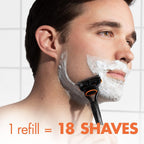 Gillette Fusion5 Mens Razor Blade Refills, 8 Count, Lubrastrip for a More Comfortable Shave