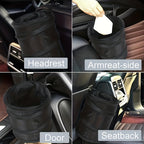 Keep Your Car Clean &amp; Organized with this Collapsible Car Trash Can!