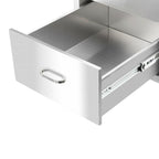 Outdoor Kitchen Drawer  Steel Layer Access Door BBQ Drawer Large