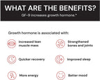 GF-9 – 120 Count (Pack of 3), Supplements for Men - Male Supplements - Boost Critical Peptide That Supports Energy, Drive, Physical Performance, 3-Month Supply