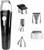 Sminiker Professional 5 in 1 Multi Functional Waterproof  Grooming Kit for Men
