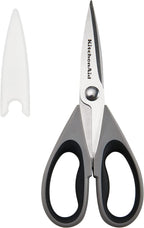 KitchenAid All Purpose Shears with Protective Sheath, 8.72-Inch, Gray
