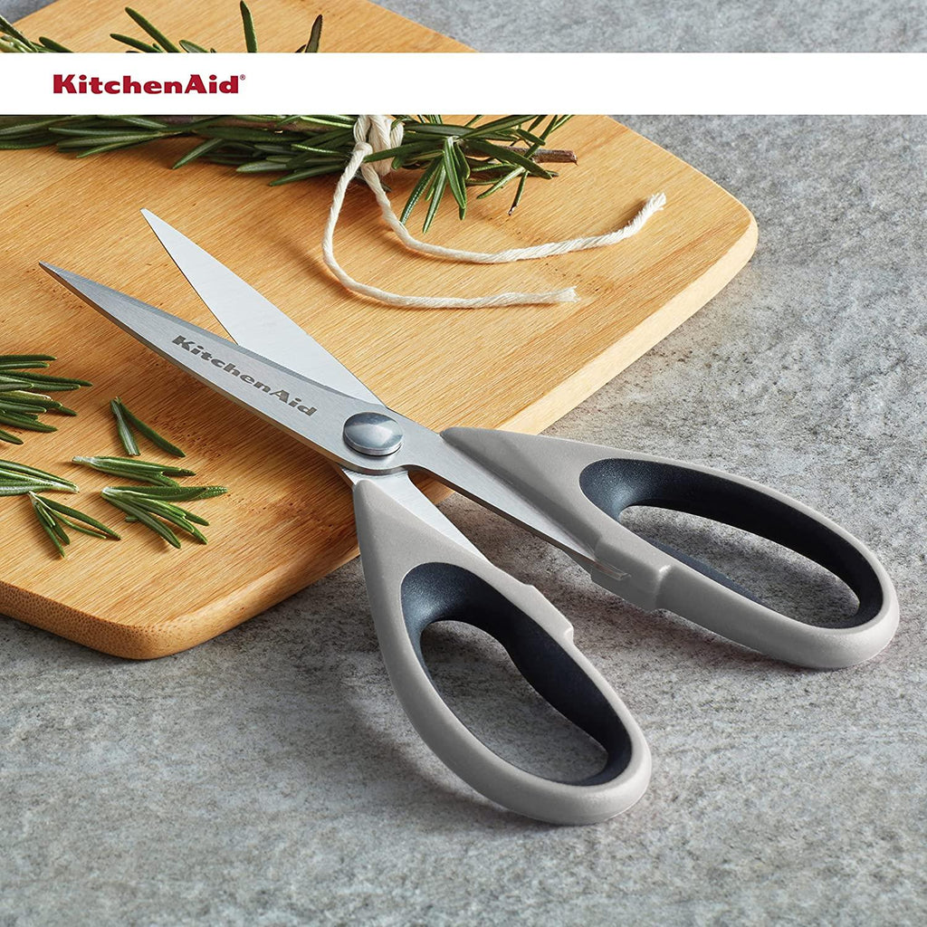 KitchenAid All Purpose Shears with Protective Sheath, 8.72-Inch, Gray