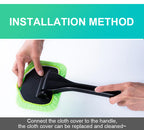 2PCS Window Cleaning Brush Kit: Get That Spotless Car Window Look With This Windshield Cleaning Wash Tool!