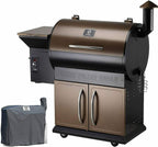 ZPG-700D 2021 Upgrade Pellet Grill & Smoker 8 in 1 BBQ Grill Cover