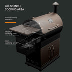 ZPG-700D 2021 Upgrade Pellet Grill & Smoker 8 in 1 BBQ Grill Cover