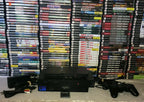 SONY PLAYSTATION 2 PS2 FAT OR SLIM CONSOLE LOT BUNDLE WITH 7 GAMES