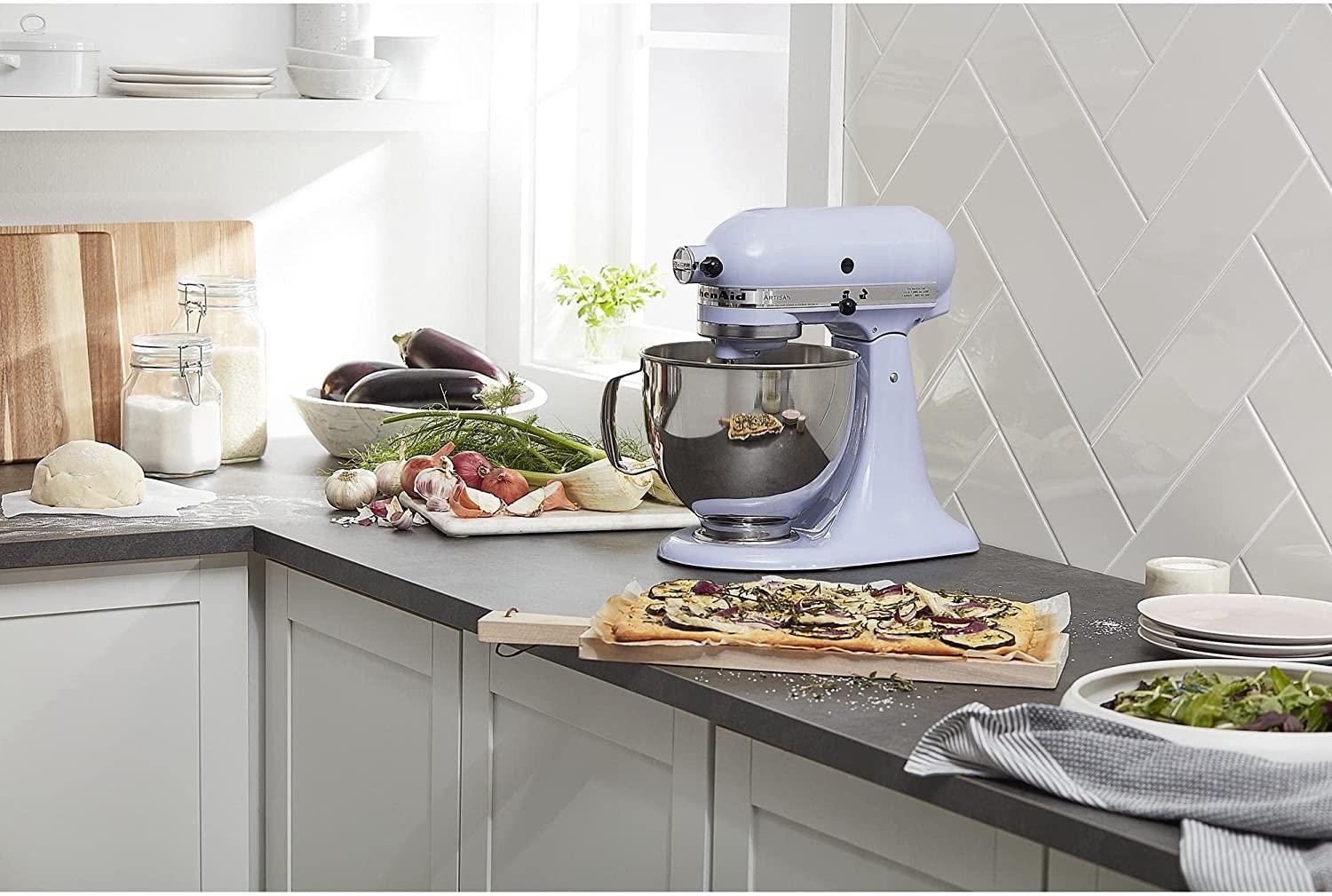 KitchenAid KSM150PSLR Artisan Series 5-Qt. Stand Mixer with Pouring Shield - Lavender Cream