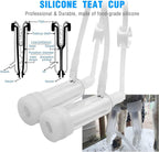 Hantop 3L Goat MilMachine,Portable Pulsation Vacuum Pump Goat Milker Livstock MilMachine (Basic Model)