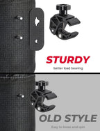 kemimoto ATV/UTV Cup Holder, 2 Pack Oxford Fabric Drink Cup Holder with 0.6"-1.5" Alligator Clamp, Handlebar Cup Holder for Motorcycle, Kayak, Boat, ATV, Bike, Wheelchair, Walker, Scooter, Golf Cart