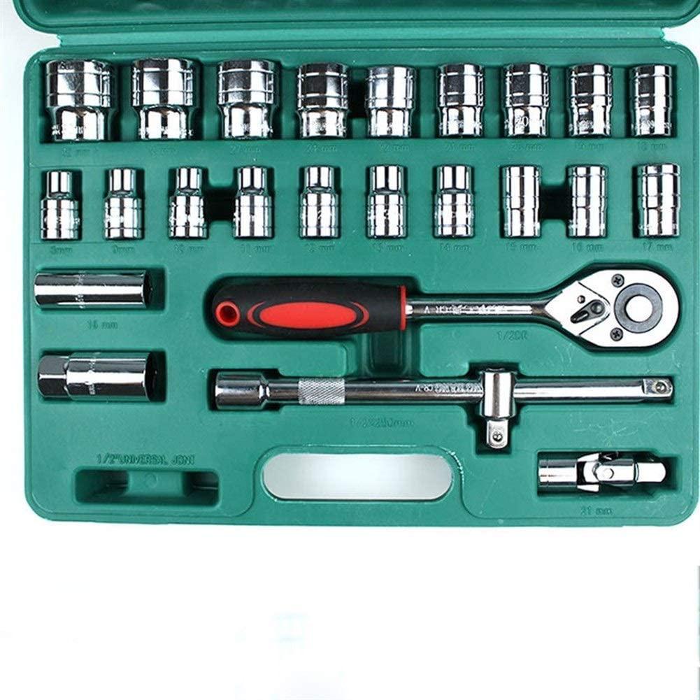 Peixiang Sturdy Hand Tools 37pcs Car Repair Torque Wrench Tool Combination Tool Set Mechanics Hand Tool Kits Ratchet Socket Spanner Safety