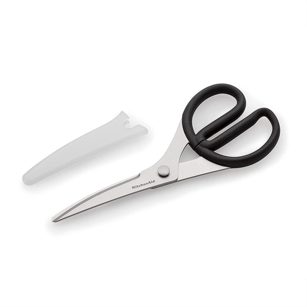 KitchenAid Universal Bent Shears, 8.66-Inch, Black