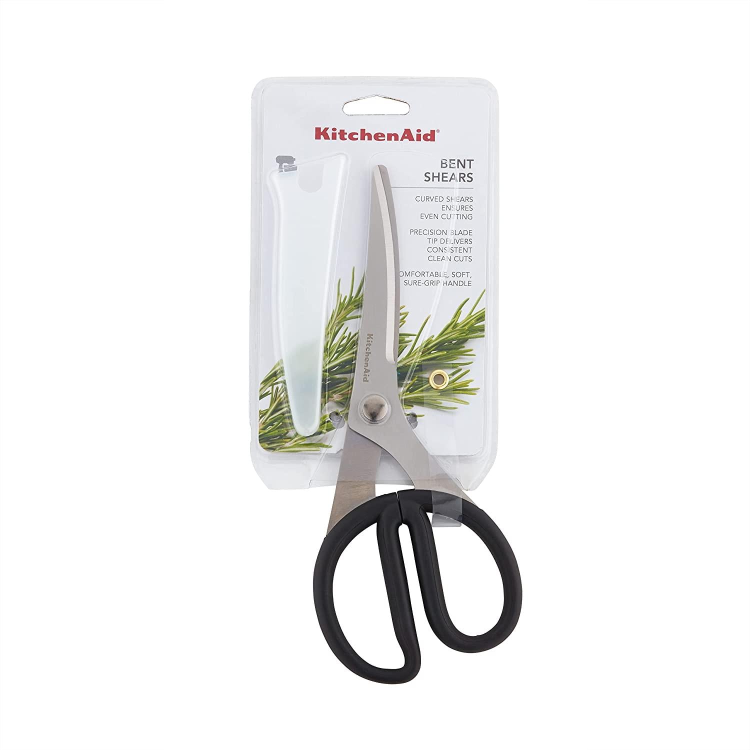 KitchenAid Universal Bent Shears, 8.66-Inch, Black