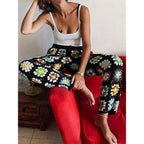 summer vintage crochet pants