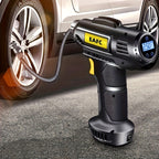 Portable Air Compressor: 150PSI Cordless Car Tire Inflator Pump With Pressure Gau&amp; Light - Perfect For Cars, Motorcycles &amp; Bicycles!
