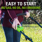 Greenworks 40V 21inch Cordless Brushless Lawn Mower, 5Ah Battery & Charger Included, LMF402