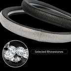 Bling Crystal Car Steering Wheel Covers 15"/38cm