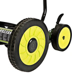 Sun Joe FBA MJ502M 20-Inch Manual Reel Mower w/ 8.5-Gallon Grass Catcher, 9-Position Height Adjustment, Foam Grip, Compact Design, Green