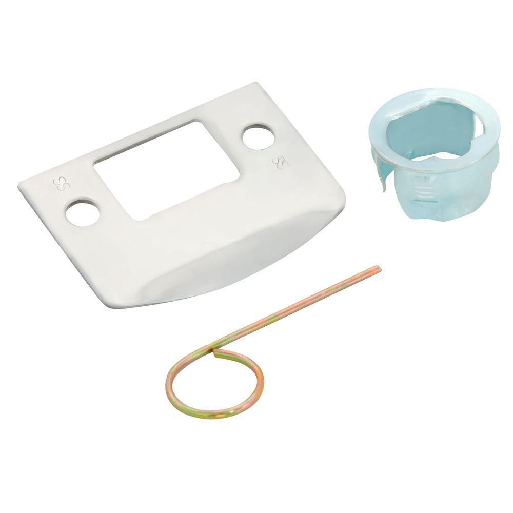 Accent Satin Nickel PassaHall/Closet Door Lever with Addison Trim