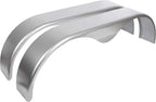 13 14 15 Inches Tandem Trailer Fender Teardrop Pair Enclosed Trailers 9" x 66" x 19.5" - Cold Rolled Steel