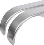 13 14 15 Inches Tandem Trailer Fender Teardrop Pair Enclosed Trailers 9" x 66" x 19.5" - Cold Rolled Steel