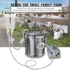 Hantop 6L Goat MilMachine (Pro Model) and Cow MilTeat Cup Replacement (Tube Included)