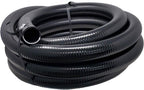 Sealproof Flexible PVC Pipe 2 Inch Dia Hose 50 FT Length, Black Tubing, Schedule 40, Premium Quality Made in USA