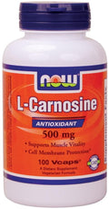 Now Foods L-Carnosine 500 mg - 100 Vcaps 12 Pack