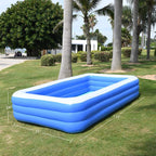 Ruixin Inflatable Swimming Pools, Inflatable Kiddie Pools,Family Swimming Pool，for Adults, Babies, Kids, Outdoor, Garden,Backyard (120X71X24 in)