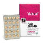 Viviscal Hair Growth Supplements for Women to Grow Thicker, Fuller Hair, Clinically Proven with Proprietary Collagen Complex, 60 Count (Pack of 1), 1 Month Supply