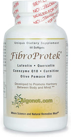 FibroProtek 8 Bottle Pack, Luteolin & Quercetin Included in an Exclusive Combination of Ingredients Including Olive Pomace Oil