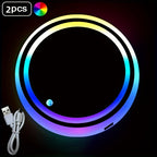 Light Up Your Car With Colorful Smart Luminous Water Coaster Atmosphere Lights!