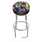 Arcade1UP Marvel vs. Capcom, 4 Games in 1, Arcade with Riser, Lit Marquee, and Stool