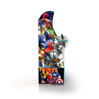 Arcade1UP Marvel vs. Capcom, 4 Games in 1, Arcade with Riser, Lit Marquee, and Stool
