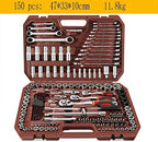 150 pcs Ratchet Torque Wrench Set Auto Repair Hand Tools Box for Car Kit A Set of Keys Tool Spanners Llave Ferramentas