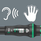 WClick-Torque C 1 torque wrench with reversible ratchet, 1/2" x 10-50 Nm, black/green