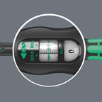WClick-Torque C 1 torque wrench with reversible ratchet, 1/2" x 10-50 Nm, black/green