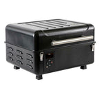 Ranger Pellet Grill Smoker Tabletop Electric Cast Iron Griddle Black
