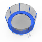 Trampoline on Clearance, Upgraded 8-Feet Kids Outdoor Trampoline with Safety Enclosure Net and Ladder, Heavy-Duty Round Trampoline for Indoor or Outdoor Backyard, Capacity 250lbs, L3722