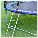 Trampoline on Clearance, Upgraded 8-Feet Kids Outdoor Trampoline with Safety Enclosure Net and Ladder, Heavy-Duty Round Trampoline for Indoor or Outdoor Backyard, Capacity 250lbs, L3722