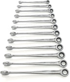 GEARWRENCH 12 Pc. 12 Pt. XL X-Beam Ratcheting Combination Wrench Set, Metric - 85888