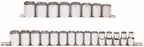 PROTO TOOLS J54209 SET SKT 1/2DR 23PC 6PT ME