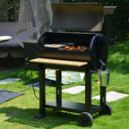 2021 Model Pellet Grill BBQ Smoker Outdoor CooZPG-550C