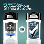 Degree Men UltraClear Antiperspirant Deodorant Fresh, Pack of 12, 72-Hour Sweat &amp; Odor Protection Antiperspirant For Men With MotionSense Technology 2.7 oz