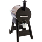 Pellet Grill Porcelain-Coated Steel Grease Pan Copper Wheels Bronze