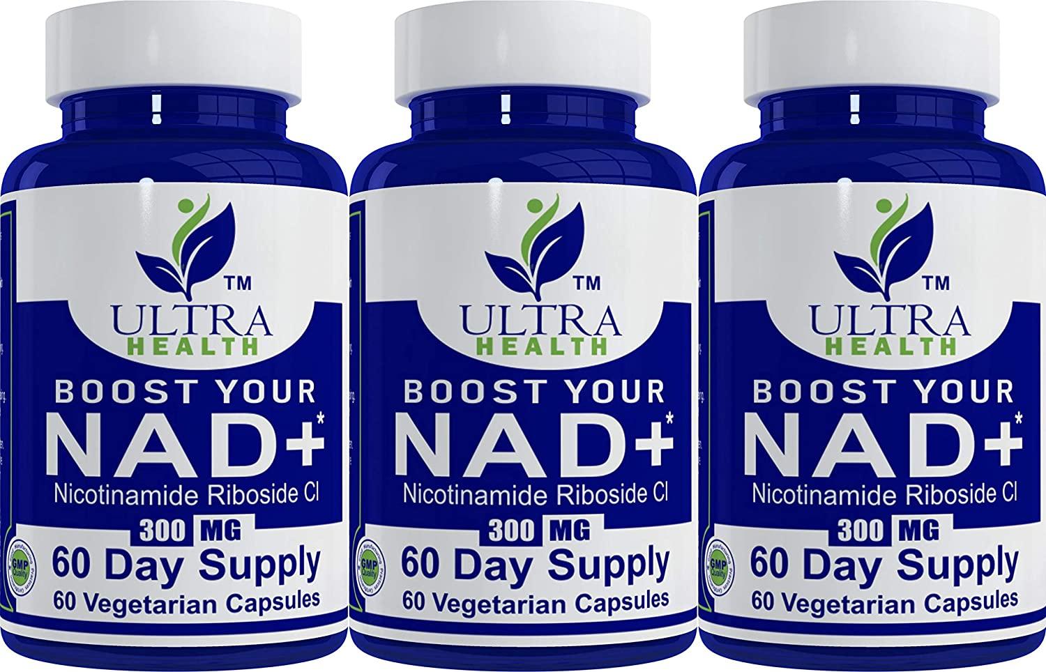 99.5% NR Nicotinamide Riboside, 60-Day Supply, 300mg Vegetarian Capsules, No Additives Just The purest NAD+ Boosting Supplement for The Highest bioavailability. Pair with Niacin, NMN and resveratrol.