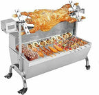 BBQ Rotisserie Grill Roaster Charcoal Roast Machine Charcoal Lamb Spit Roaster