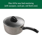 BALLARINI Parma 10-pc Nonstick Pots and Pans Set, Dutch Oven, Made in Italy, Forged Aluminum