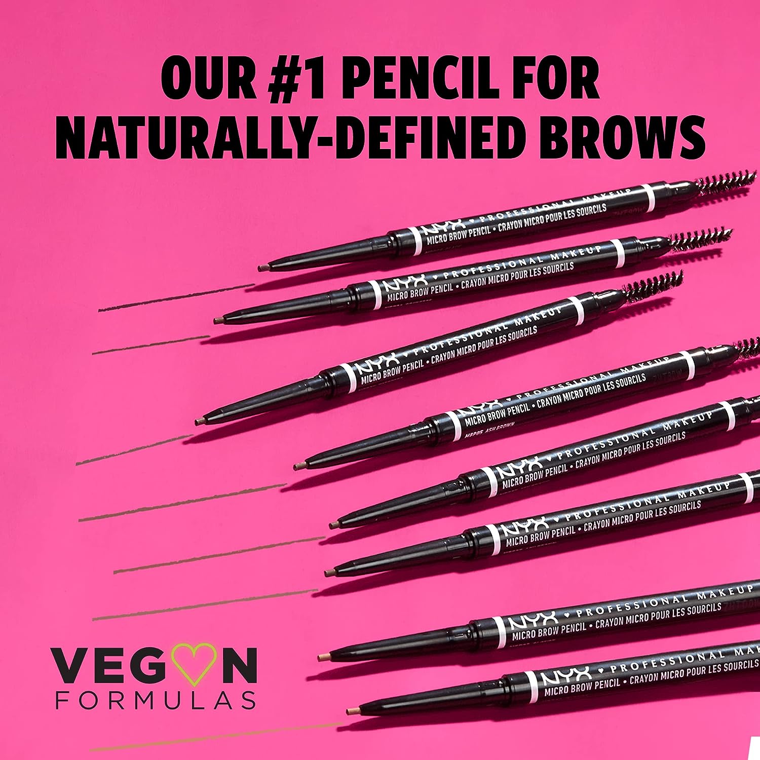 NYX PROFESSIONAL MAKEUP Micro Brow Pencil, Eyebrow Pencil, Espresso, 1 Count